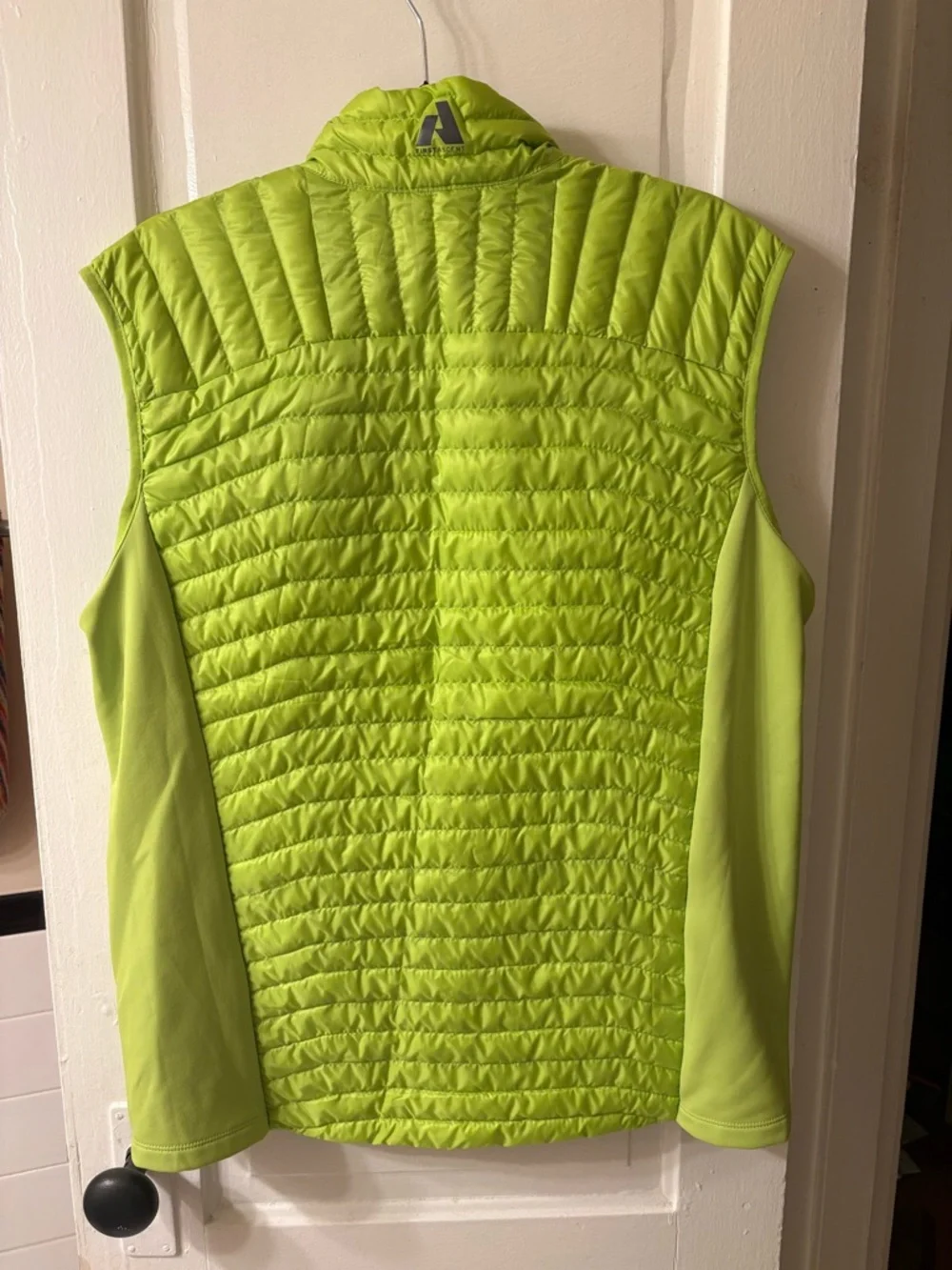 Men’s Eddie Bauer Lightweight Quilted Down Vest - Lime Green - Picture 2 of 4